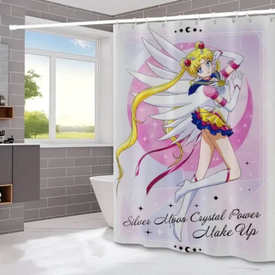 Classic Usagi Print Shower Curtain