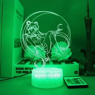 Sailor Moon Tsukino Usagi Kawaii Cartoon Led lamp