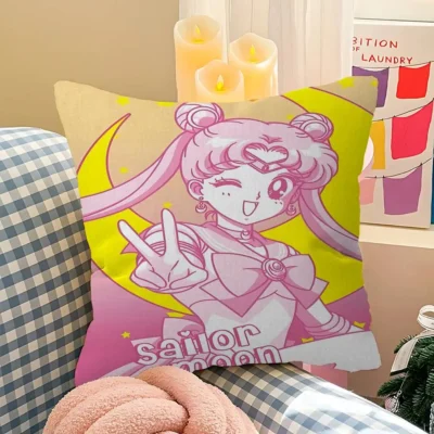 Sailor Moon Cute Anime Girl Throw Pillow