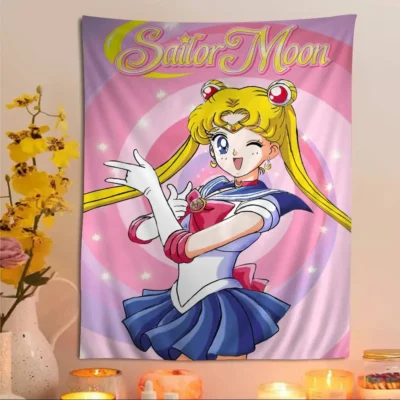 Sailor Moon Classic Cartoon Wall Decor Tapestries