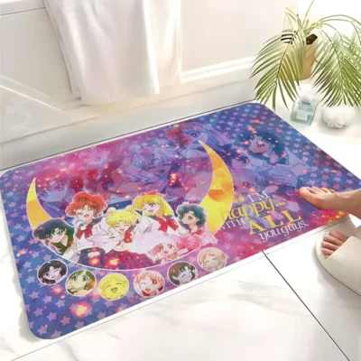 Cute Anime Bath Mat