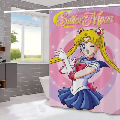 Pink Cute Shower Curtain