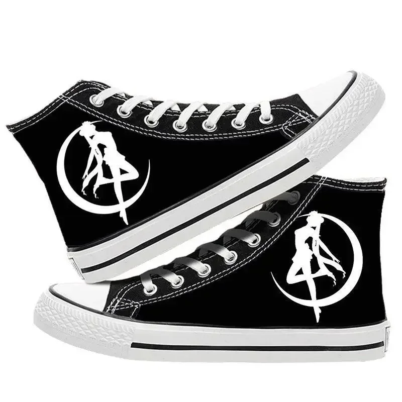 Sailor Moon high-top two-dimensional student canvas shoes