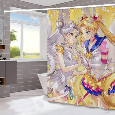 Vintage Anime Shower Curtain