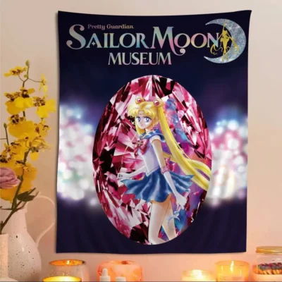 Anime Sailor Moon Crystal Vintage Tapestries