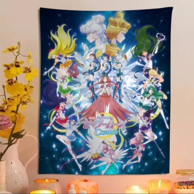 Sailor Moon Anime Bedroom Decor Tapestries