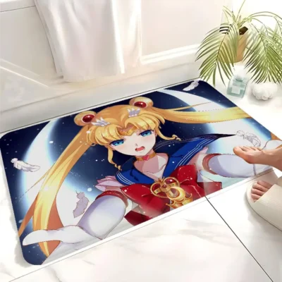Colorful Anime Bath Mat