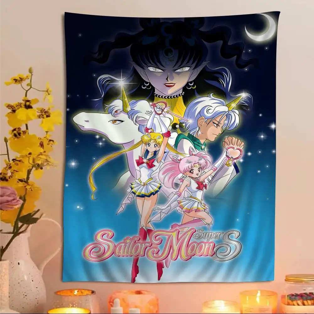 Sailor Moon Crystal Pastel Art Tapestries