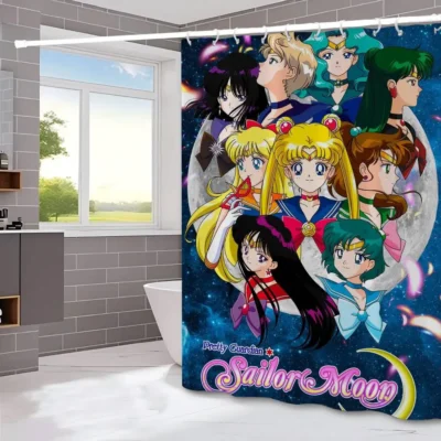 Premium Anime Shower Curtain