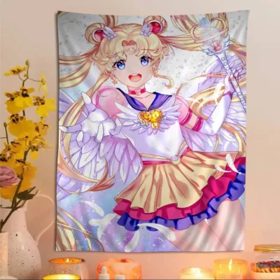 Anime Sailor Moon Crystal Colorful Tapestries