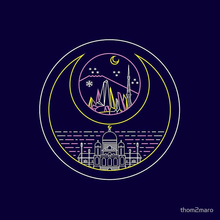 Tokyo In The Moonlight Tote Bag - Image 2