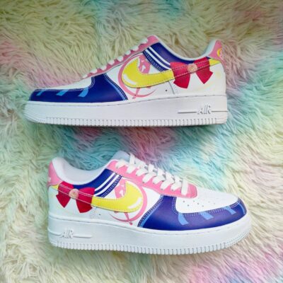 Custom Sneakers: Hand-Painted Anime AF Shoes