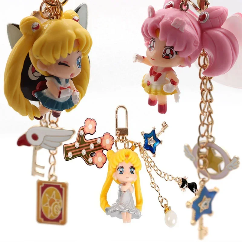Sailor Moon Keychain Anime Doll Keychain