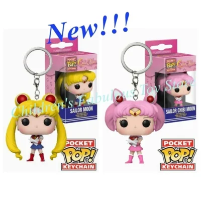 FUNKO Japanese Anime Sailor Moon Luna Chibi Moon Keychain