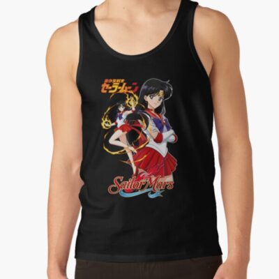Sailor Mars Flaming Beauty Fanart Tank Top