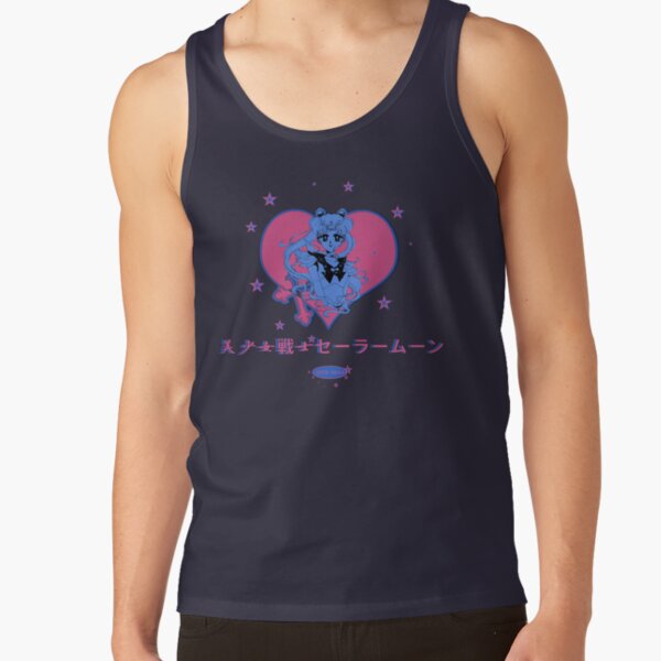 Anime Girl Nostalgia Retro Anime Aesthetic Tank Top - Image 5