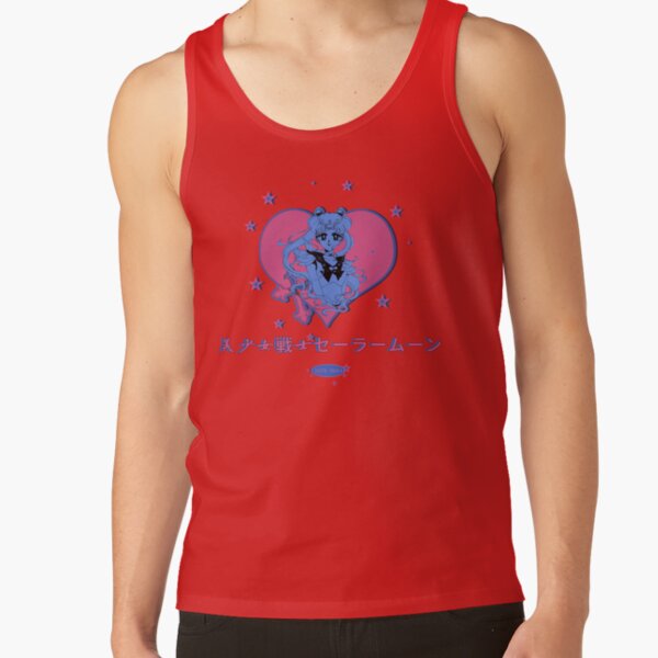 Anime Girl Nostalgia Retro Anime Aesthetic Tank Top - Image 2