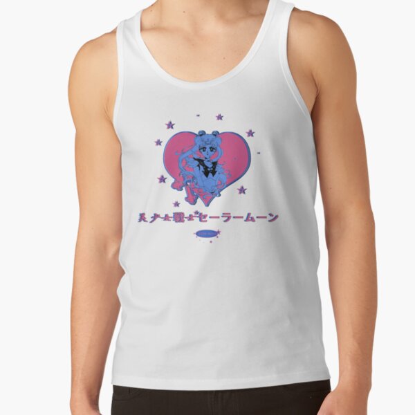 Anime Girl Nostalgia Retro Anime Aesthetic Tank Top - Image 4
