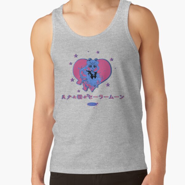 Anime Girl Nostalgia Retro Anime Aesthetic Tank Top - Image 3