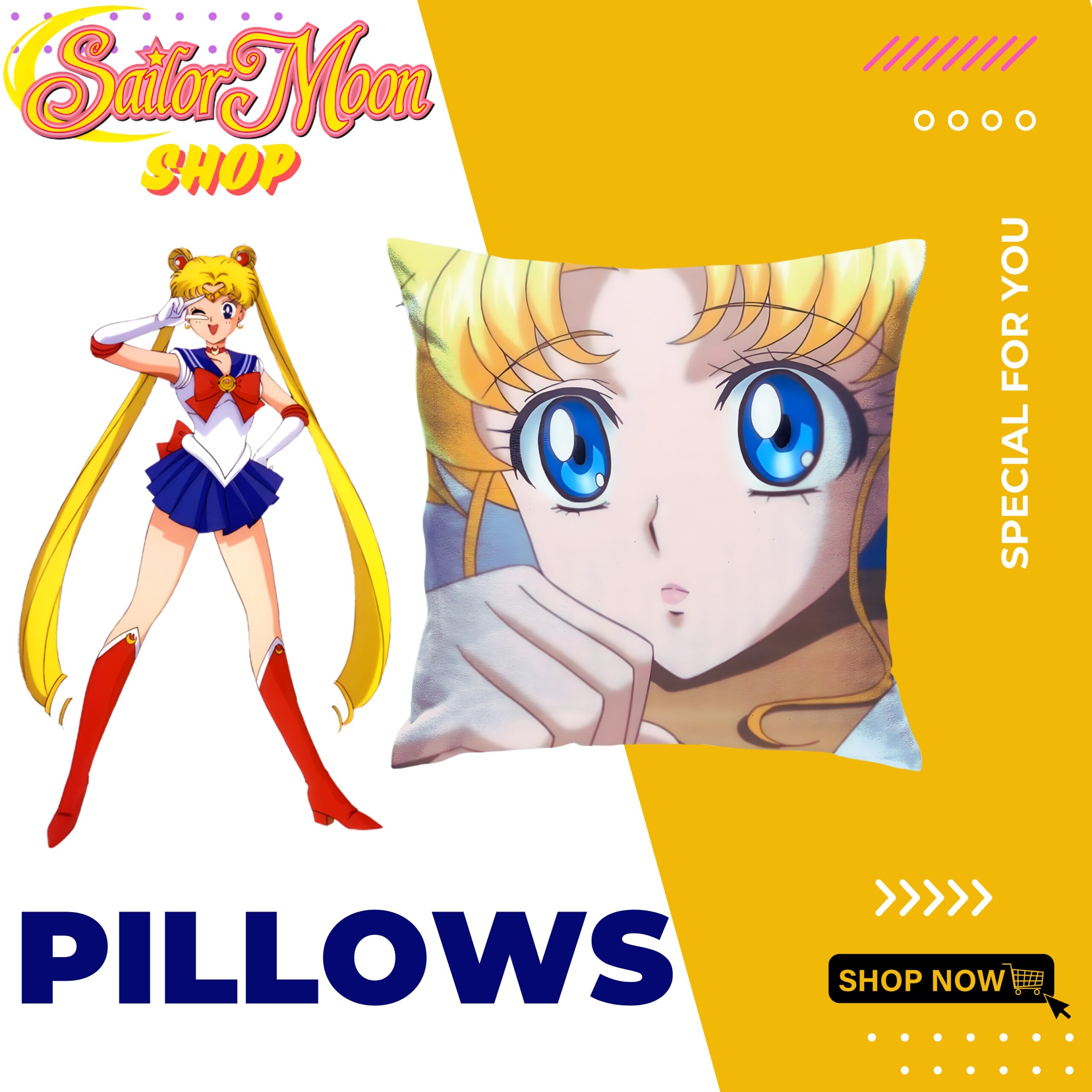 sailor moon throw pillow 1 scaled - Sailor Moon Shop