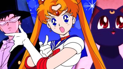 split images of tuxedo mask sailor moon and luna - Sailor Moon Shop