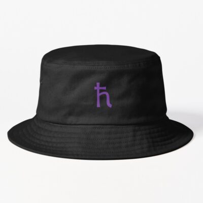Saturn Symbol Bucket Hat