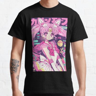 Chibiusa Sailor Neon Poster T-Shirt