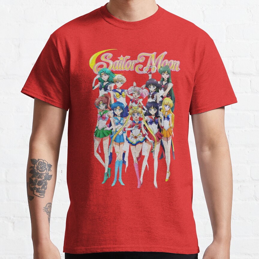 Sailor Scouts Group T-Shirt - Image 2