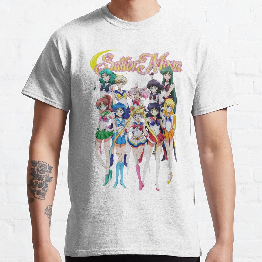 Sailor Scouts Group T-Shirt - Image 6