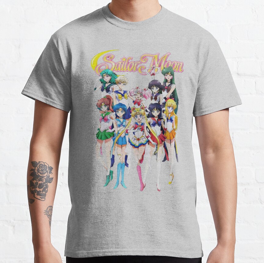 Sailor Scouts Group T-Shirt - Image 4