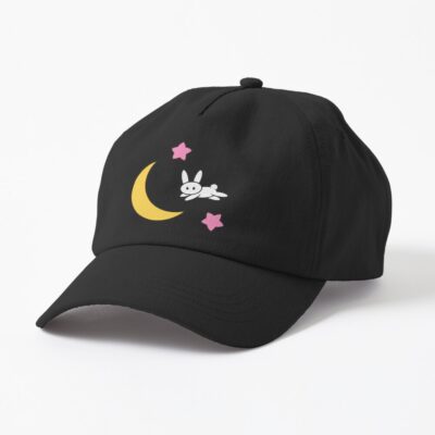 Cute Moon Bunny And Stars Cap