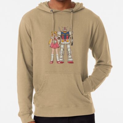 Sailor Moon And Gundam Crossover Hoodie