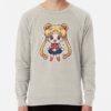 ssrcolightweight sweatshirtmensoatmeal heatherfrontsquare productx1000 bgf8f8f8 16 - Sailor Moon Shop