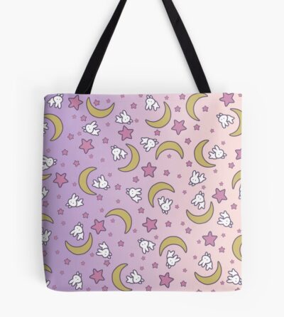 Usagi S Print Moon Bunny Blanket Tote Bag