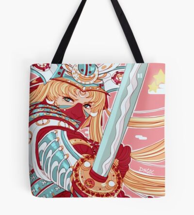 Samurai Moon Tote Bag