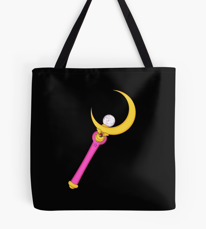 Moon Stick Tote Bag