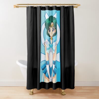Sailor Mercury Shower Curtain
