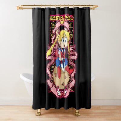 Chibi Magical Girl Shower Curtain