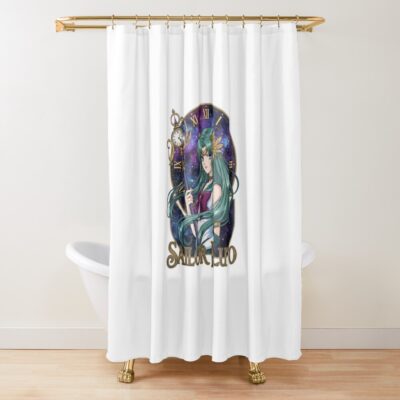 Sailor Pluto Flat Colours Sticker Classic T Shirt Shower Curtain