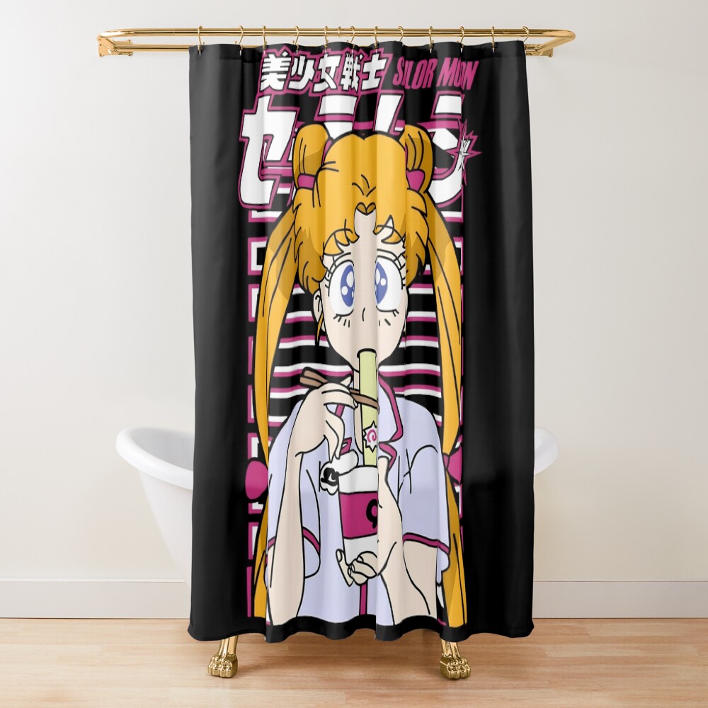 Top Usagi Tsukino Sailor Moon Shower Curtain