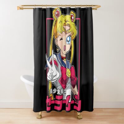New Usagi Tsukino Sailor Moon Shower Curtain