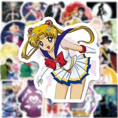 10/30/50PCS Sailor Moon Decoration Stickers