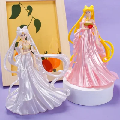 Anime Action Figures 14CM Tsukino Usagi Wedding Dress Toy Doll