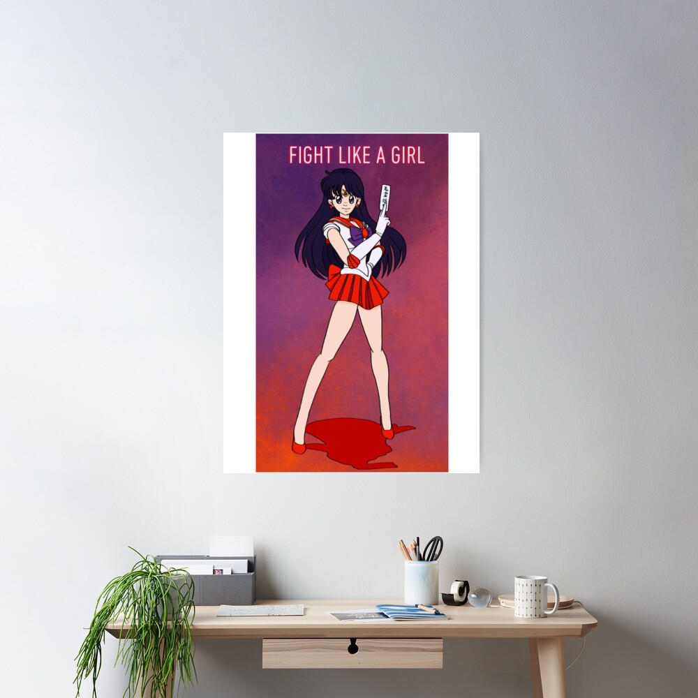 Mars Fight Like A Girl Poster - Image 2
