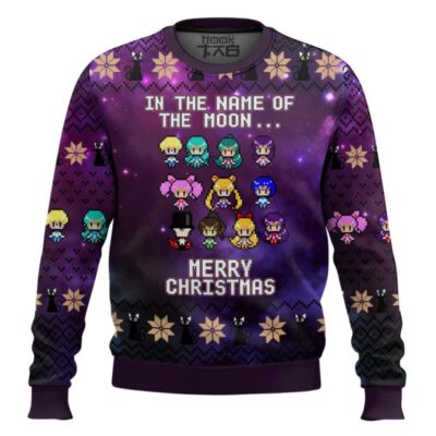 Sailor Moon Merry Xmas Ugly Christmas Sweater