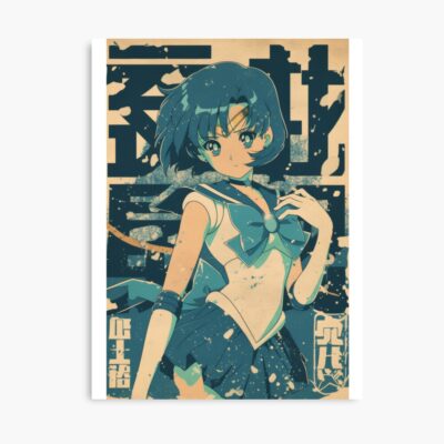 Retro Warned Sailor Mercury Cover Poster