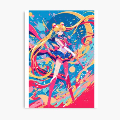 Moon Guardian Battle Pose Poster