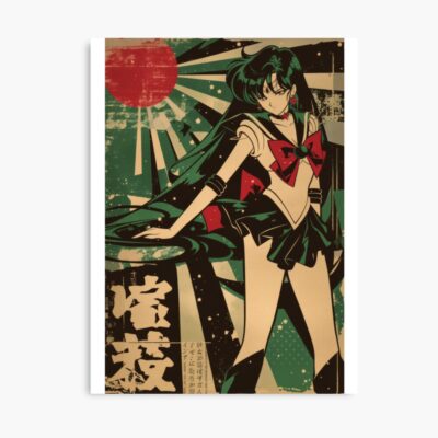 Sailor Pluto Vintage Warned Poster