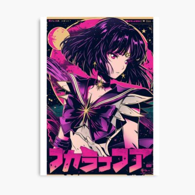 Sailor Saturn Retro Vaporwave Poster