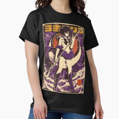 Sailor Saturn Kanji Poster T-shirt
